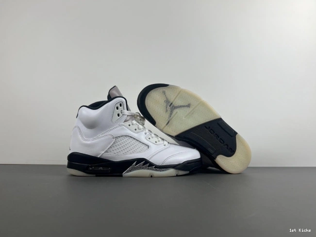 1st Kicks BLACK' AIR JORDAN DD0587-110 5 RETRO 'WHITE 0721